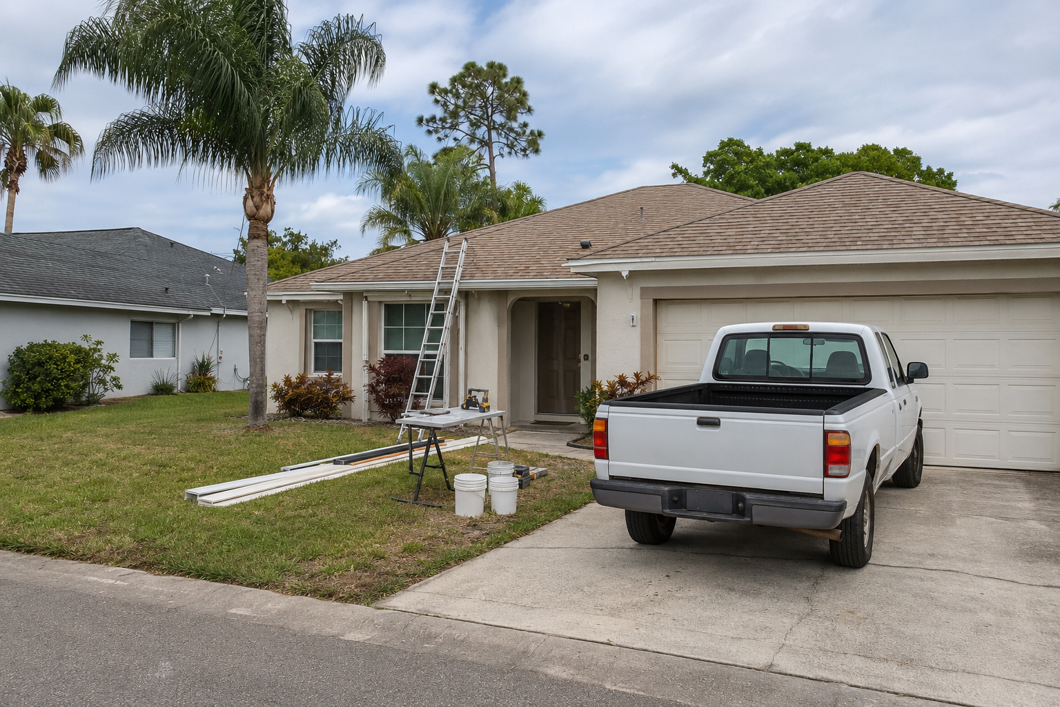 Exterior work