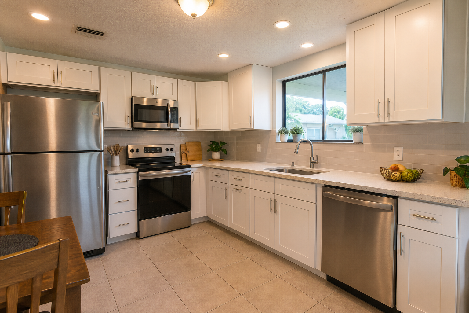 Light-oak kitchen